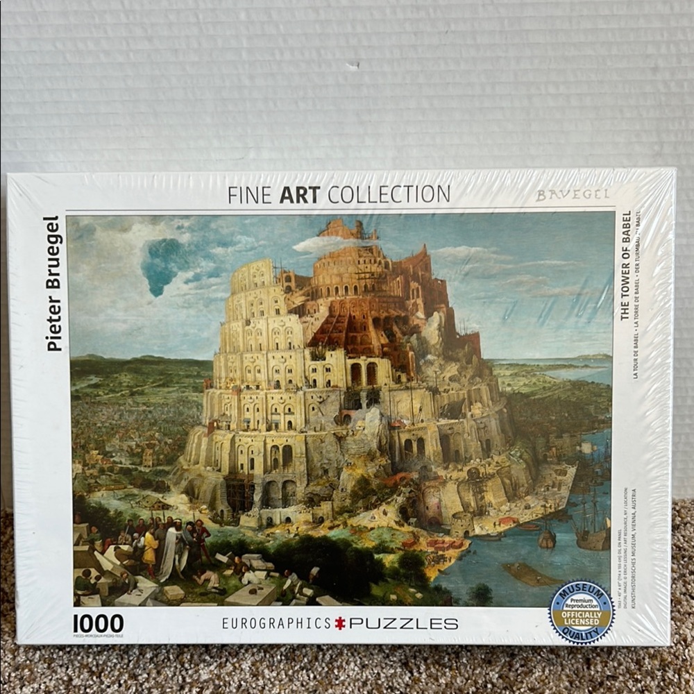 1000 piece puzzle, The Tower of Babel.  NWT
